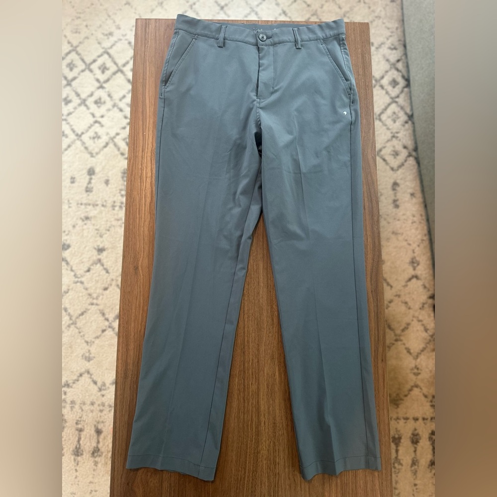 Signature Gray Chinos Classic Cut Cotton Blend